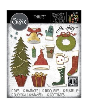 Sizzix Thinlits Die Set Festive Things (664191) Sizzix Thinlits Die Set Festive Things (664191)
