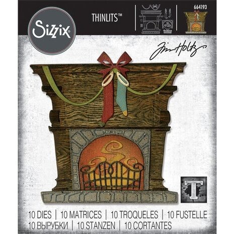 Sizzix Thinlits Die Set Fireside (664193) Sizzix Thinlits Die Set Fireside (664193)