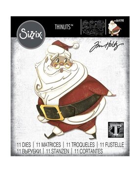 Sizzix Thinlits Die Set Jolly St. Nick (664198)