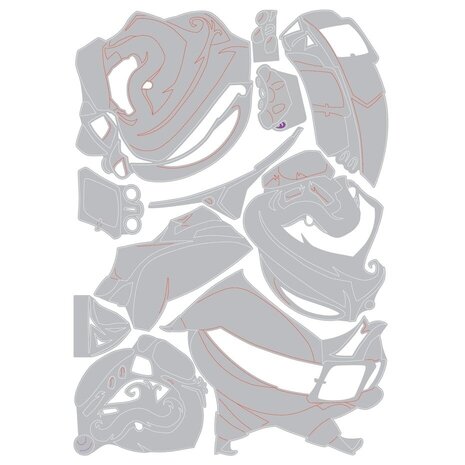 Sizzix Thinlits Die Set Jolly St. Nick (664198) Sizzix Thinlits Die Set Jolly St. Nick (664198)