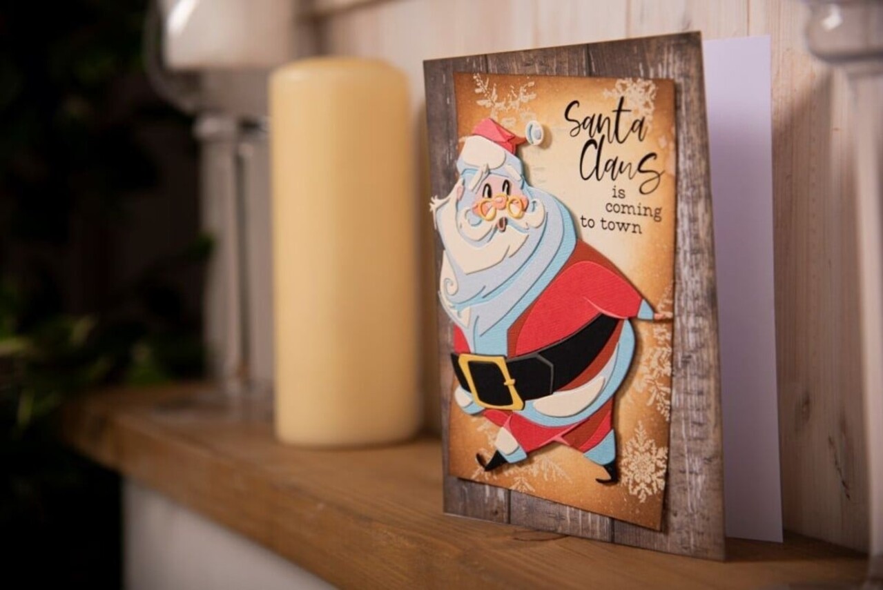 Sizzix Thinlits Die Set Jolly St. Nick (664198) Sizzix Thinlits Die Set Jolly St. Nick (664198)