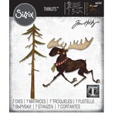 Sizzix Thinlits Die Set Merry Moose (663103)