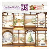 Creatief Art Christmas Animals 8x8 Inch Paper Pack 01 (CCOA-ANIMALS-01)