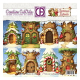 Creatief Art Christmas Animals 8x8 Inch Paper Pack 02 (CCOA-ANIMALS-02)