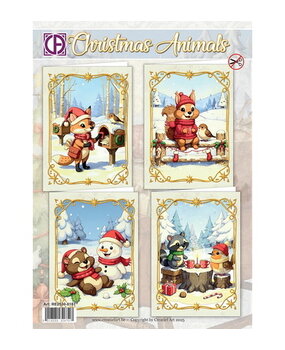 Creatief Art Christmas Animals Card Kit (RE2530-0187) Creatief Art Christmas Animals Card Kit (RE2530-0187)
