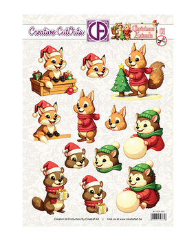 Creatief Art Christmas Animals 01 Stansvel (CCO-023) Creatief Art Christmas Animals 01 Stansvel (CCO-023)