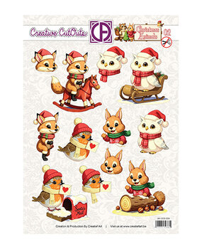 Creatief Art Christmas Animals 02 Stansvel (CCO-024) Creatief Art Christmas Animals 02 Stansvel (CCO-024)