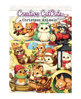 Creatief Art Christmas Animals Die-Cuts Creative CutOuts (CCODC-006) Creatief Art Christmas Animals Die-Cuts Creative CutOuts (CCODC-006)