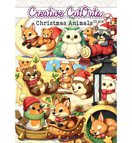 Creatief Art Christmas Animals Die-Cuts Creative CutOuts (CCODC-006) Creatief Art Christmas Animals Die-Cuts Creative CutOuts (CCODC-006)
