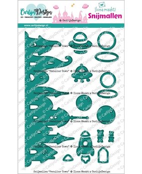 Carlijn Design Snijmallen Peculiar Town (CDSN-0329)