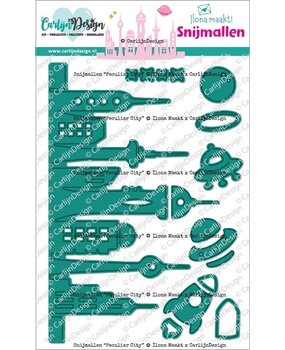 Carlijn Design Snijmallen Peculiar City (CDSN-0330)