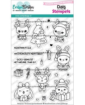 Carlijn Design Stempels Vrohoholijk Kerstbeest (CDST-0151)