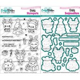 Carlijn Design Vroholijk kerstbeest Stamp & Die DUO (CDSN-0325)