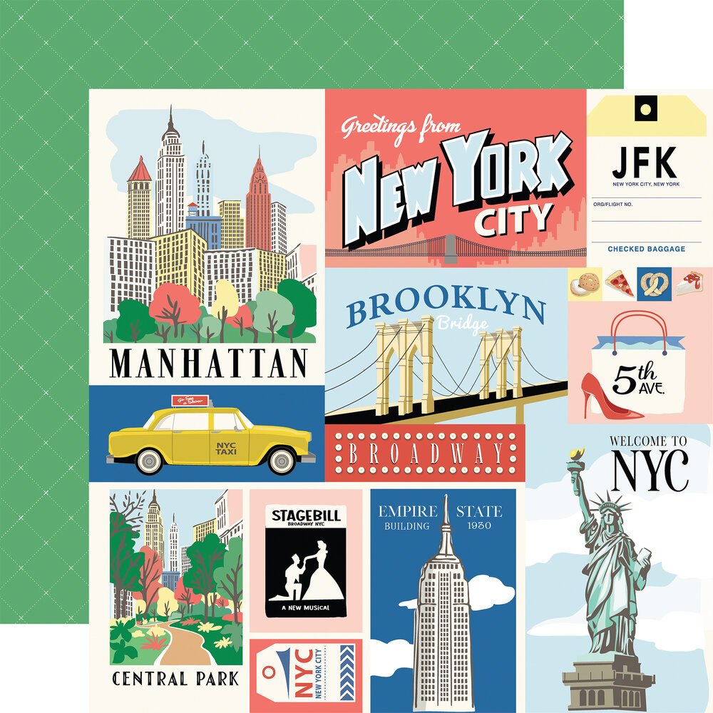 Carta Bella New York City 12x12 Inch Collection Kit (CBNYC471016) Carta Bella New York City 12x12 Inch Collection Kit (CBNYC471016)