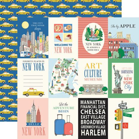 Carta Bella New York City 12x12 Inch Collection Kit (CBNYC471016) Carta Bella New York City 12x12 Inch Collection Kit (CBNYC471016)