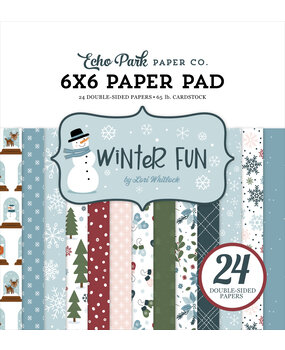 Echo Park Winter Fun 6x6 Inch Paper Pad (WF468023) Echo Park Winter Fun 6x6 Inch Paper Pad (WF468023)