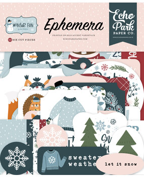 Echo Park Winter Fun Ephemera (WF468024) Echo Park Winter Fun Ephemera (WF468024)