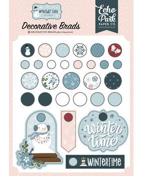 Echo Park Winter Fun Decorative Brads (WF468020) Echo Park Winter Fun Decorative Brads (WF468020)