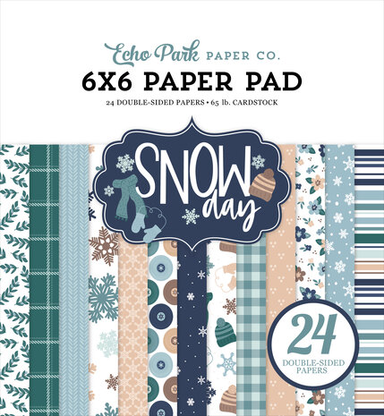 Echo Park Snow Day 6x6 Inch Paper Pad (SD469023) Echo Park Snow Day 6x6 Inch Paper Pad (SD469023)