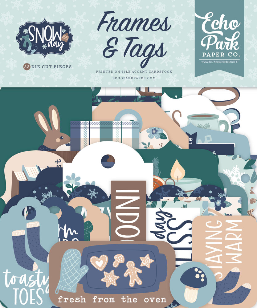 Echo Park Snow Day Ephemera Frames & Tags (SD469025) Echo Park Snow Day Ephemera Frames & Tags (SD469025)