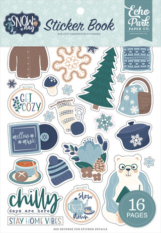 Echo Park Snow Day Sticker Book (SD469029) Echo Park Snow Day Sticker Book (SD469029)