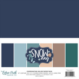 Echo Park Snow Day 12x12 Inch Coordination Solids Paper Pack (SD469015)