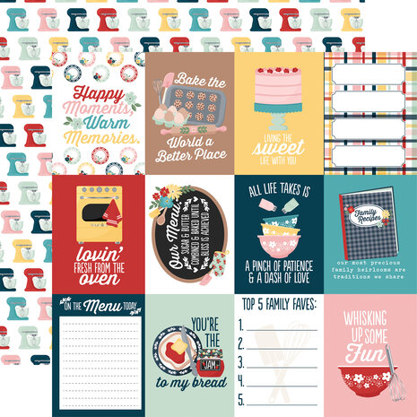 Echo Park Mom's Kitchen 12x12 Inch Collection Kit (MK470016) Echo Park Mom's Kitchen 12x12 Inch Collection Kit (MK470016)