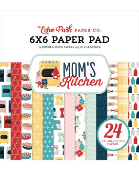 Echo Park Mom's Kitchen 6x6 Inch Paper Pad (MK470023) Echo Park Mom's Kitchen 6x6 Inch Paper Pad (MK470023)