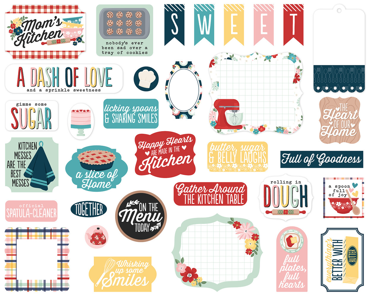 Echo Park Mom's Kitchen Ephemera (MK470024) Echo Park Mom's Kitchen Ephemera (MK470024)