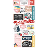 Echo Park Mom's Kitchen 6x13 Inch Chipboard Word & Phrases (MK470022)
