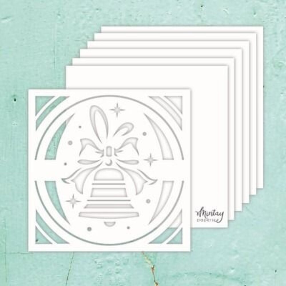 Mintay Chippies Album Base 8x8 Inch Xmas Bell (MT-CHIP4-A6) Mintay Chippies Album Base 8x8 Inch Xmas Bell (MT-CHIP4-A6)