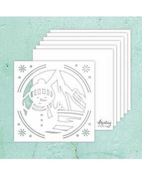 Mintay Chippies Album Base 8x8 Inch Snowman (MT-CHIP4-A7) Mintay Chippies Album Base 8x8 Inch Snowman (MT-CHIP4-A7)