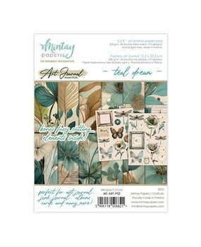 Mintay Art Journal Teal Dream 6x8 Inch Paper Pad (MT-ART-P02) Mintay Art Journal Teal Dream 6x8 Inch Paper Pad (MT-ART-P02)