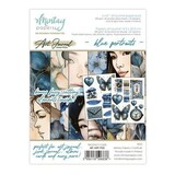 Mintay Art Journal Blue Portraits 6x8 Inch Paper Pad (MT-ART-P03)
