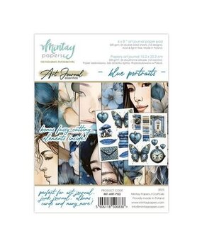 Mintay Art Journal Blue Portraits 6x8 Inch Paper Pad (MT-ART-P03) Mintay Art Journal Blue Portraits 6x8 Inch Paper Pad (MT-ART-P03)