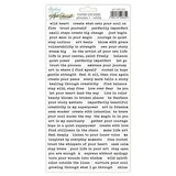 Mintay Art Journal 6x12 Inch Paper Stickers Phrases 1 White (MT-ART-S01)