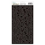 Mintay Art Journal 6x12 Inch Paper Stickers Phrases 1 Black (MT-ART-S03)