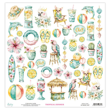 Mintay Basic 12x12 Inch Elements Tropical Summer (MT-BASIC-A07) Mintay Basic 12x12 Inch Elements Tropical Summer (MT-BASIC-A07)