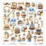 Mintay Basic 12x12 Inch Elements Birthday Man (MT-BASIC-A08)