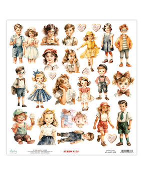 Mintay Basic 12x12 Inch Elements Retro Kids (MT-BASIC-A09) Mintay Basic 12x12 Inch Elements Retro Kids (MT-BASIC-A09)