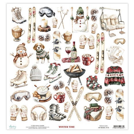 Mintay Basic 12x12 Inch Elements Winter Time (MT-BASIC-A10) Mintay Basic 12x12 Inch Elements Winter Time (MT-BASIC-A10)