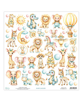 Mintay Basic 12x12 Inch Elements Baby Safari (MT-BASIC-A11) Mintay Basic 12x12 Inch Elements Baby Safari (MT-BASIC-A11)