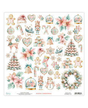 Mintay Basic 12x12 Inch Elements Pastel Christmas (MT-BASIC-A12) Mintay Basic 12x12 Inch Elements Pastel Christmas (MT-BASIC-A12)