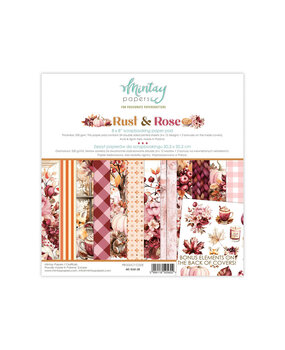 Mintay Rust & Rose 8x8 Inch Paper Pad (MT-RAR-08)