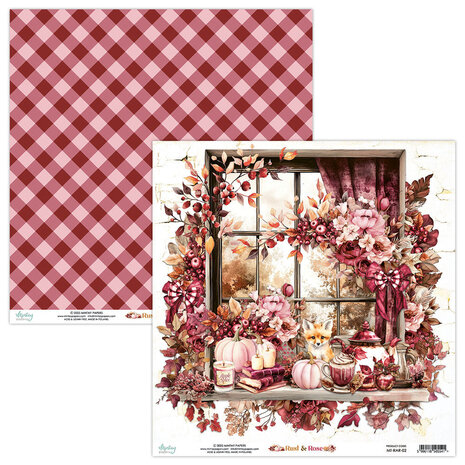Mintay Rust & Rose 8x8 Inch Paper Pad (MT-RAR-08) Mintay Rust & Rose 8x8 Inch Paper Pad (MT-RAR-08)