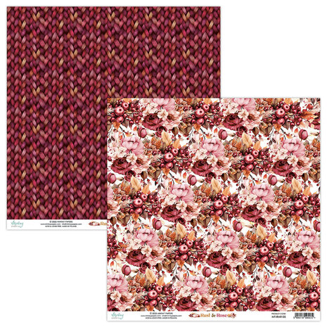 Mintay Rust & Rose 8x8 Inch Paper Pad (MT-RAR-08) Mintay Rust & Rose 8x8 Inch Paper Pad (MT-RAR-08)