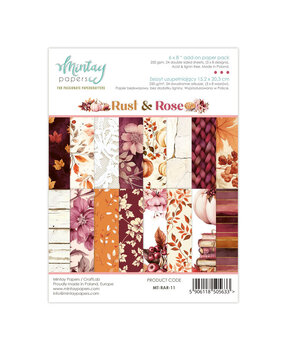 Mintay PRE-ORDER Rust & Rose 6x8 Inch AddOn Paper Pad (MT-RAR-11) Mintay PRE-ORDER Rust & Rose 6x8 Inch AddOn Paper Pad (MT-RAR-11)