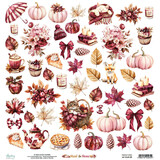 Mintay Rust & Rose 12x12 Inch Paper Elements (MT-RAR-09)