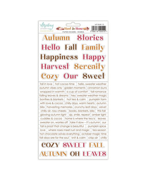 Mintay Rust & Rose 6x12 Inch Paper Stickers Words (MT-RAR-13) Mintay Rust & Rose 6x12 Inch Paper Stickers Words (MT-RAR-13)