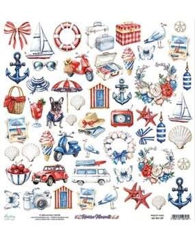 Mintay Riviera Moments 12x12 Inch Paper Elements (MT-RIV-09)